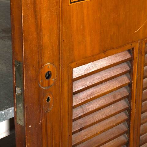 #54881 30x84 Antique Vented Interior Slab Door image 8