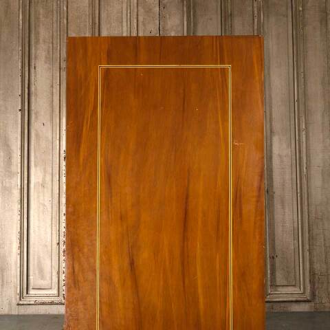 #54882 30x81 Antique Interior Slab Door w/ Inlay image 2