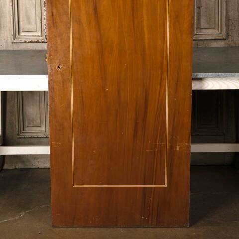 #54882 30x81 Antique Interior Slab Door w/ Inlay image 3