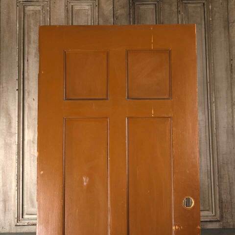 #54884 30x83 Antique 6 Panel Wood Interior Door image 7