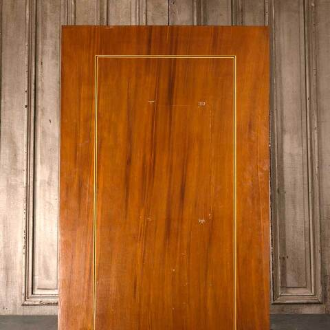 #54887 30x81 Antique Interior Slab Door w/ Inlay image 2