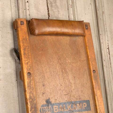 #54888 Vintage Wood BALKAMP Auto Creeper image 2