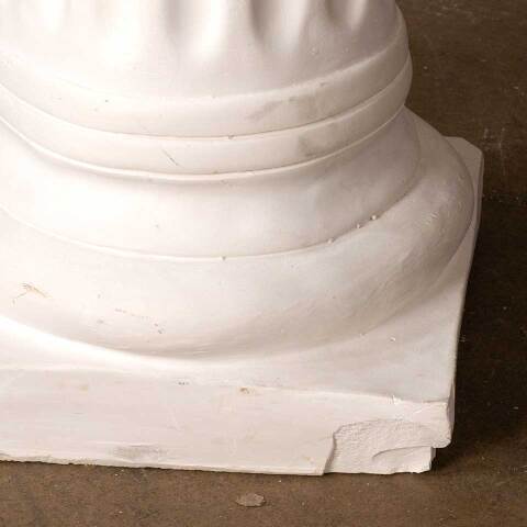 #54899 11x28 Plaster Corinthian Column Pedestal image 2
