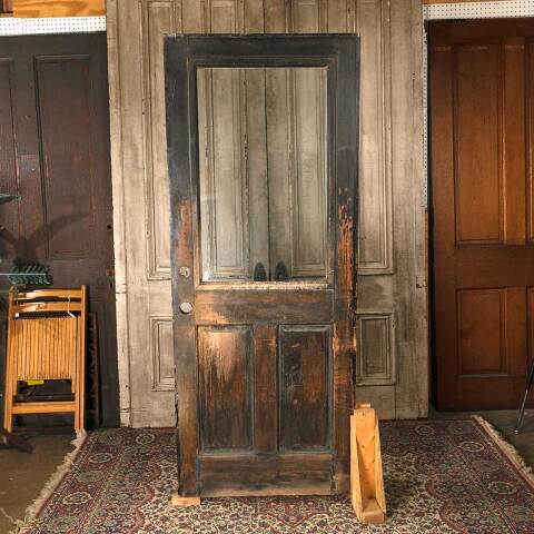 #54917 32x79 Vintage Half Lite Wood Entry Door image 5