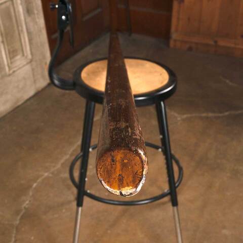 #54918 147" Antique Wood Staircase Handrail image 6