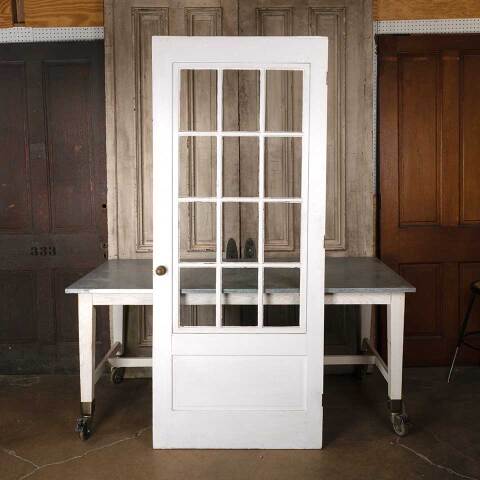 #54926 35x84 Antique 12 Lite Wood Storm Door image 4