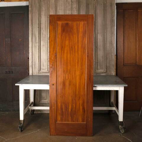 #54927 28x77 Antique 1 Panel Wood Interior Door image 4