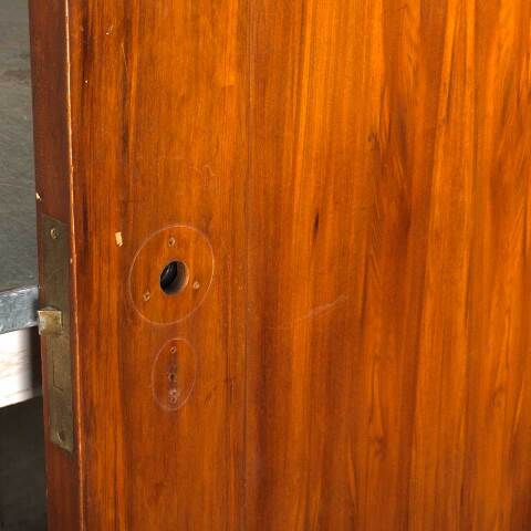 #54927 28x77 Antique 1 Panel Wood Interior Door image 8