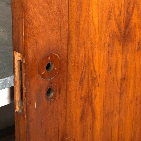 #54928 28x77 Antique 1 Panel Wood Interior Door image 8
