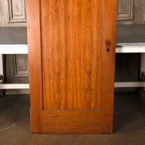 #54928 28x77 Antique 1 Panel Wood Interior Door image 3