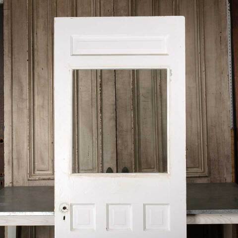 #54929 31x80 Salvaged Antique Half Lite Entry Door image 2