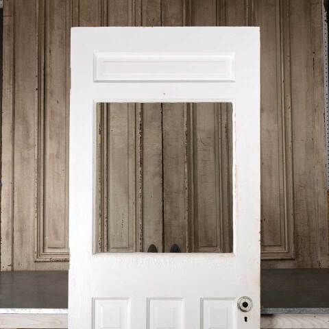 #54929 31x80 Salvaged Antique Half Lite Entry Door image 6