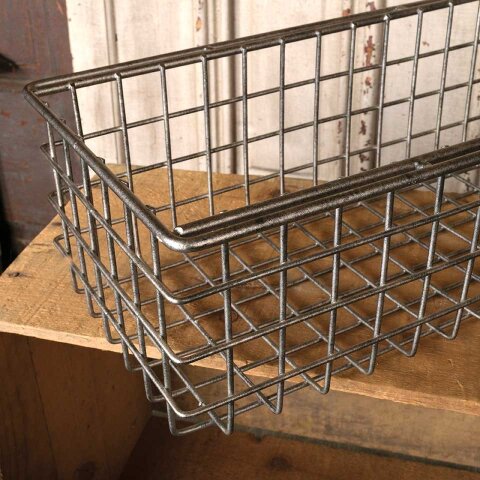 #54941 9x17 Metal Wire Industrial Basket image 2
