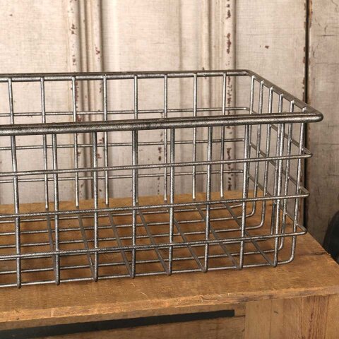 #54941 9x17 Metal Wire Industrial Basket image 4
