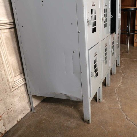 #54946 Vintage Metal Gym Locker Room 24 Lockers image 8