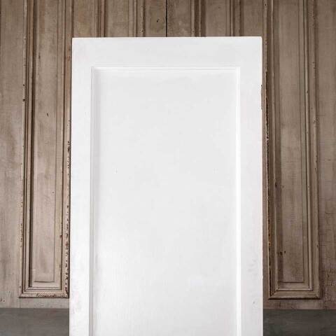 #54951 28x79 Antique 1 Panel Wood Interior Door image 2