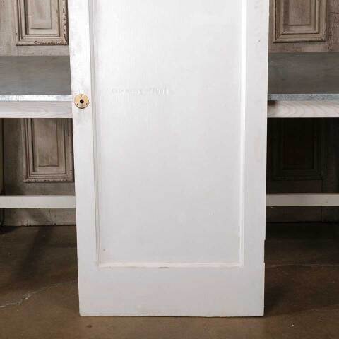 #54951 28x79 Antique 1 Panel Wood Interior Door image 3