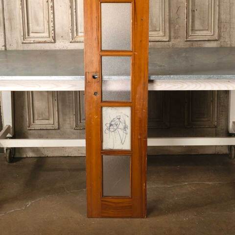 #54954 14x75 Salvaged Antique 6 Lite Closet Door image 3