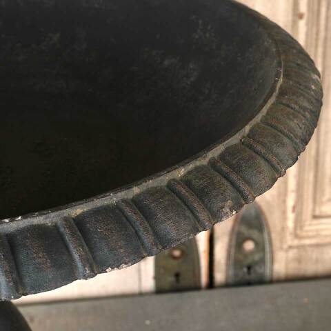 #54963 22" Metal Garden Fountain Basin Urn Birdbath image 5