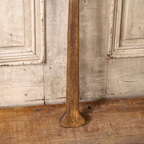 #54965 71" Antique Long Oak Wood Boat Oar image 5