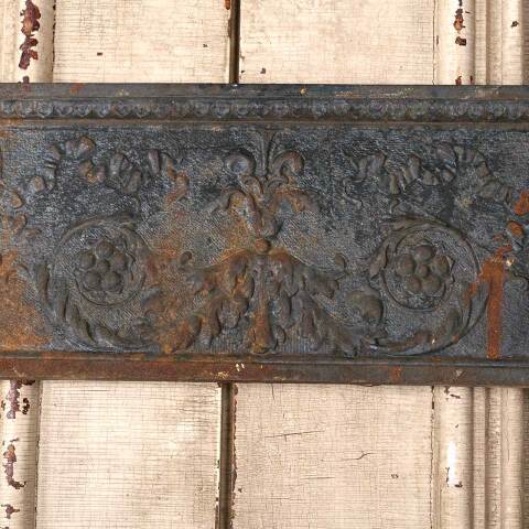 #54966 21x30 Antique Cast Iron Fireplace Surround image 4