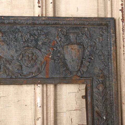 #54966 21x30 Antique Cast Iron Fireplace Surround image 5