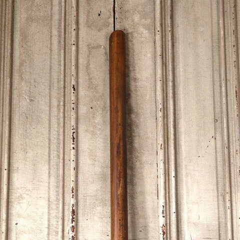 #54971 84" Salvaged Antique Wood Staircase Handrail image 2