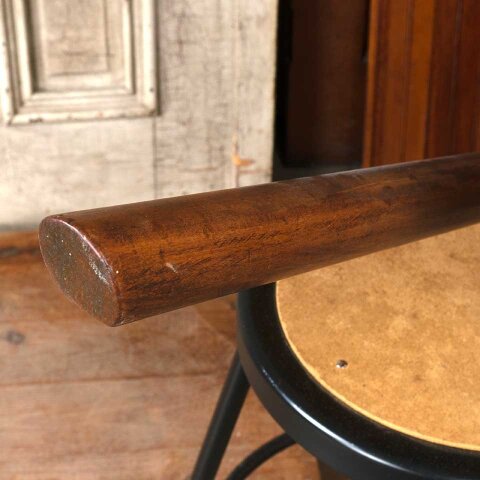 #54971 84" Salvaged Antique Wood Staircase Handrail image 6