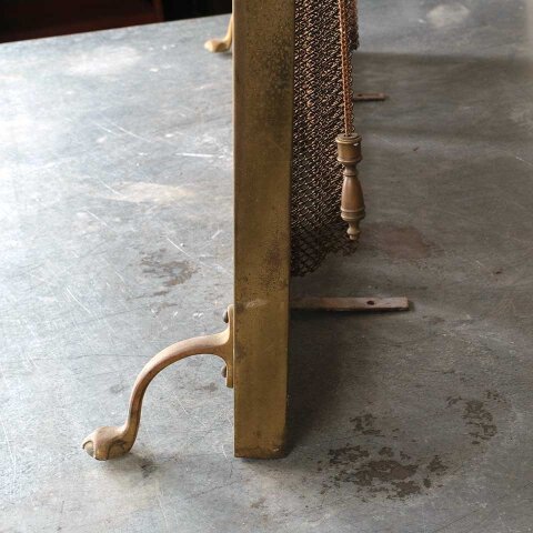 #54978 38x31 Antique Brass Fireplace Ember Screen image 7