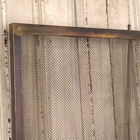 #54979 40x32 Antique Brass Fireplace Ember Screen image 3