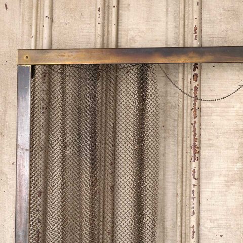#54979 40x32 Antique Brass Fireplace Ember Screen image 7