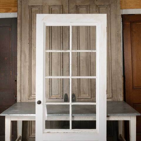 #54982 36x84 Antique 8 Lite Wood Storm Door image 2