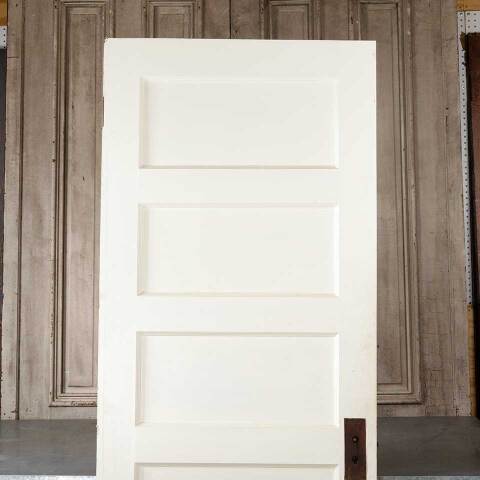 #54983 32x84 Antique 5 Panel Interior Wood Door image 6