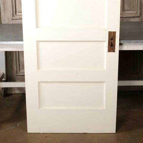 #54985 32x80 Antique 5 Panel Interior Wood Door image 3