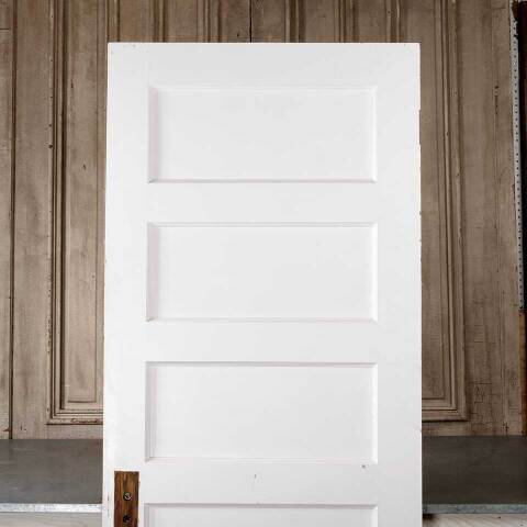 #54985 32x80 Antique 5 Panel Interior Wood Door image 5