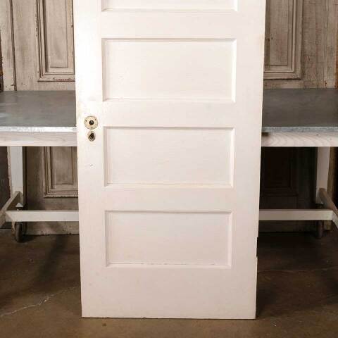#54986 30x80 Antique 5 Panel Interior Wood Door image 6
