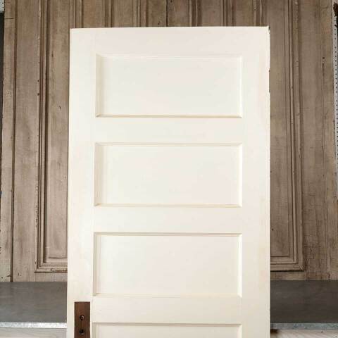 #54987 32x80 Antique 5 Panel Interior Wood Door image 5