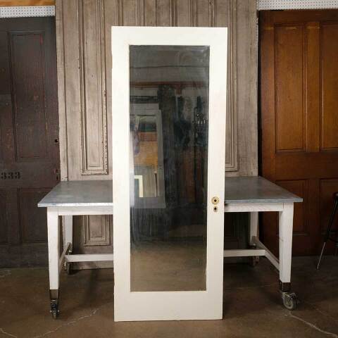 #54992 30x79 Antique 5 Panel Interior Door w/ Mirror image 5