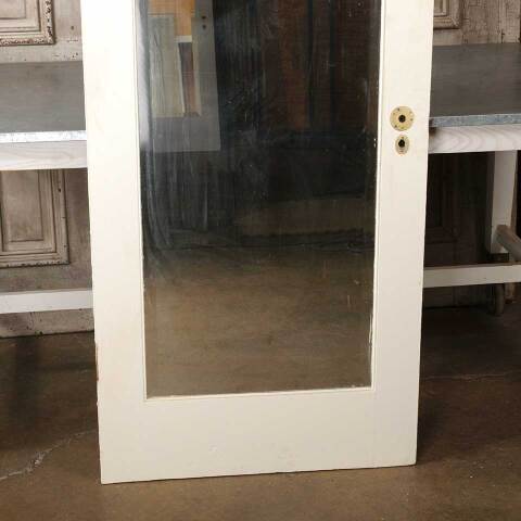 #54992 30x79 Antique 5 Panel Interior Door w/ Mirror image 7