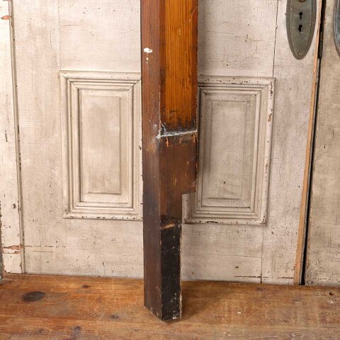 #55005 59" Antique Wood Staircase Newel Post image 4