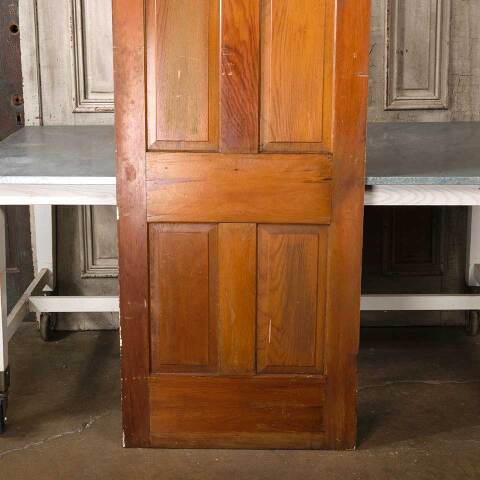 #55011 28x77 Antique 4 Panel Pine Cabinet Door image 6