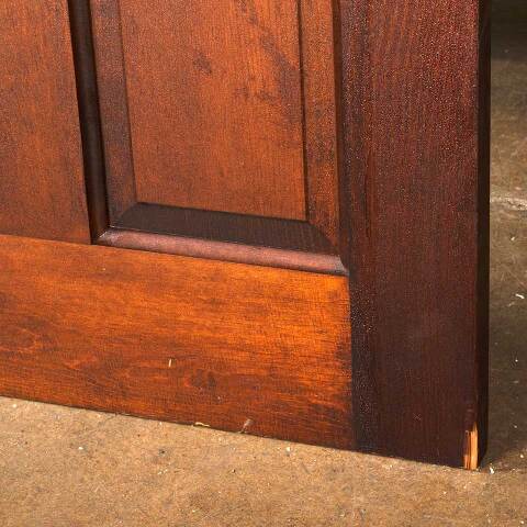 #55013 30x77 Antique 5 Panel Pine Interior Door image 4