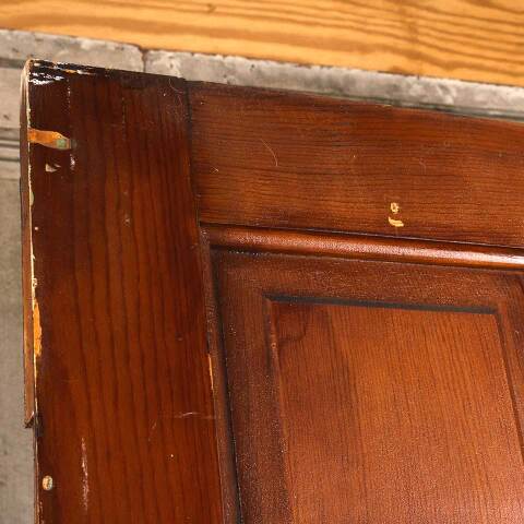 #55014 32x79 Antique 5 Panel Pine Interior Door image 4