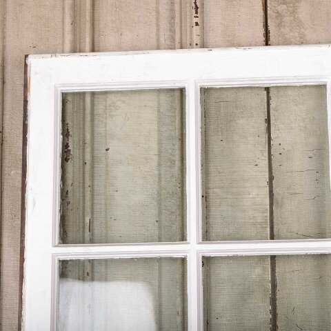 #55015 32x37 Antique Divided 9 Lite Wood Window image 5