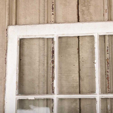 #55016 27x38 Antique Divided 9 Lite Wood Window image 6