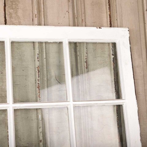 #55017 44x38 Antique Divided 12 Lite Wood Window image 2