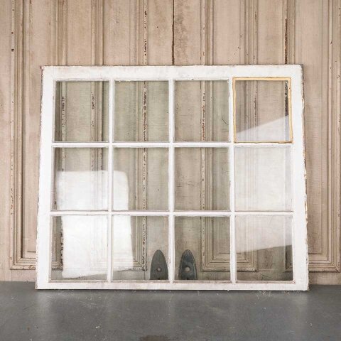 #55017 44x38 Antique Divided 12 Lite Wood Window image 6