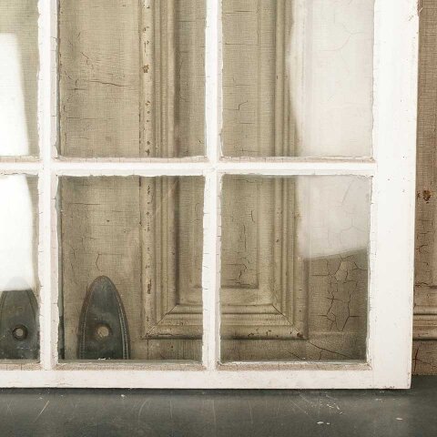 #55018 40x38 Antique Divided 12 Lite Wood Window image 8