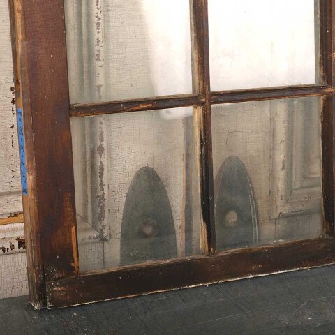 #55020 18x20 Antique Divided 4 Lite Wood Window image 2