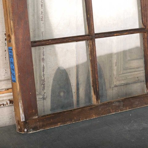 #55021 20x20 Antique Divided 4 Lite Wood Window image 2
